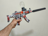 تفنگ تیر ژله ای رگباری و تک تیر دار مدل MP5 بزرگ صدا خفه کن دار Mp5 ارسال فوری بدنه کربن