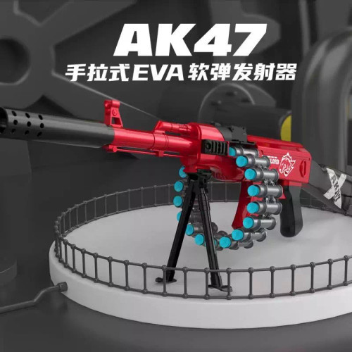 تفنگ Ak47 تیر ابری چرخشی مسلسلی پایه دار ارسال فوری 50( درصد تخفیف ارسال فوری